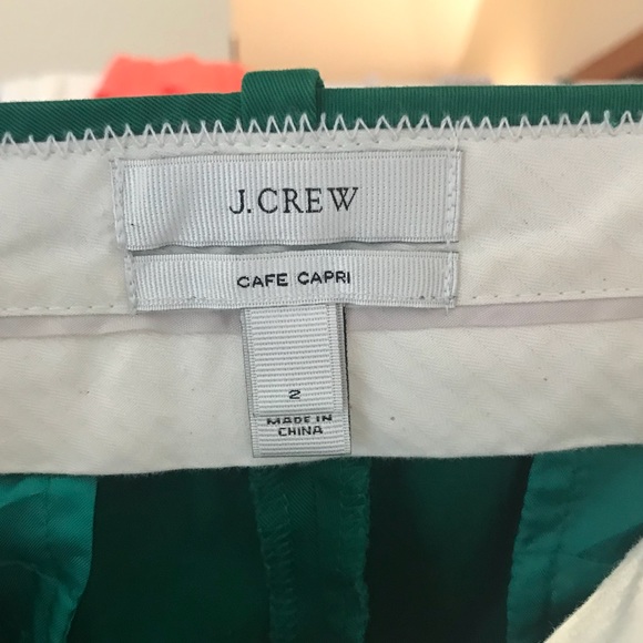 J. Crew Cafe Capri, Kelly Green - Picture 4 of 7